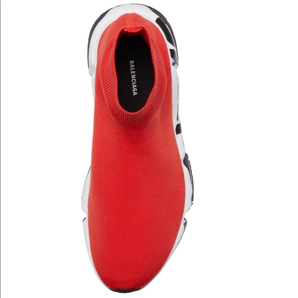 Balenciaga Speed LT Graffiti Knit Sneaker size 12 US 45 EU, NEW - Picture 6 of 17